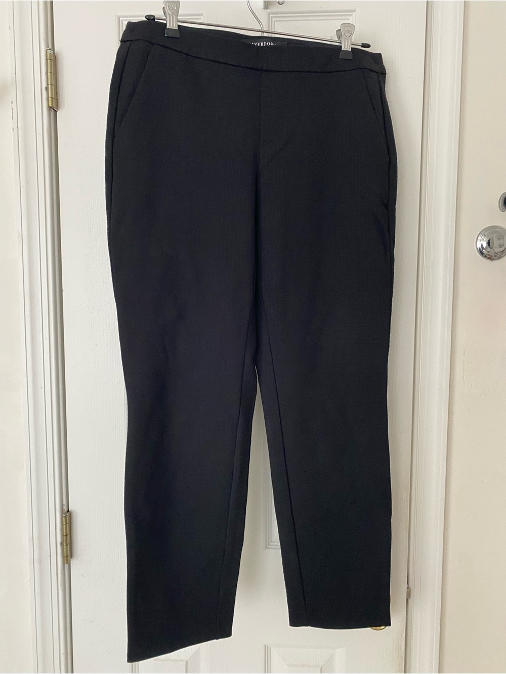 Liverpool Women's Straight Leg Pants in Black Size 6